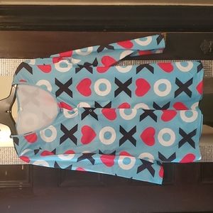 Women's XOXO Long Sleeve Romper Pajama